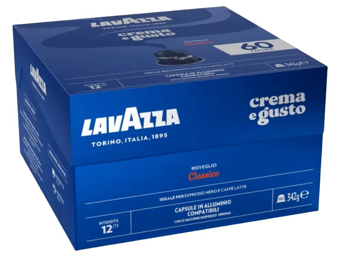 C&Aacute;PSULAS CAF&Eacute; LAVAZZA CREMA E GUSTO NPS INTENSIDADE 12/13 60UN image number 1