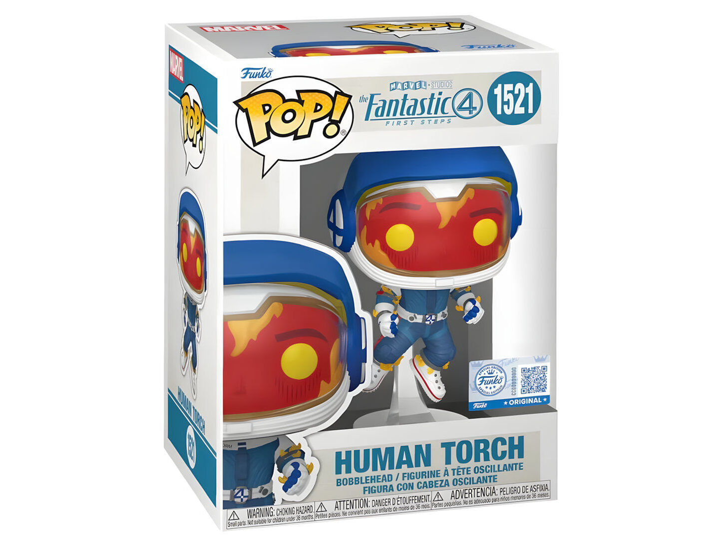 FIGURA FUNKO POP MARVEL: FF- HUMAN TORCH image number 0
