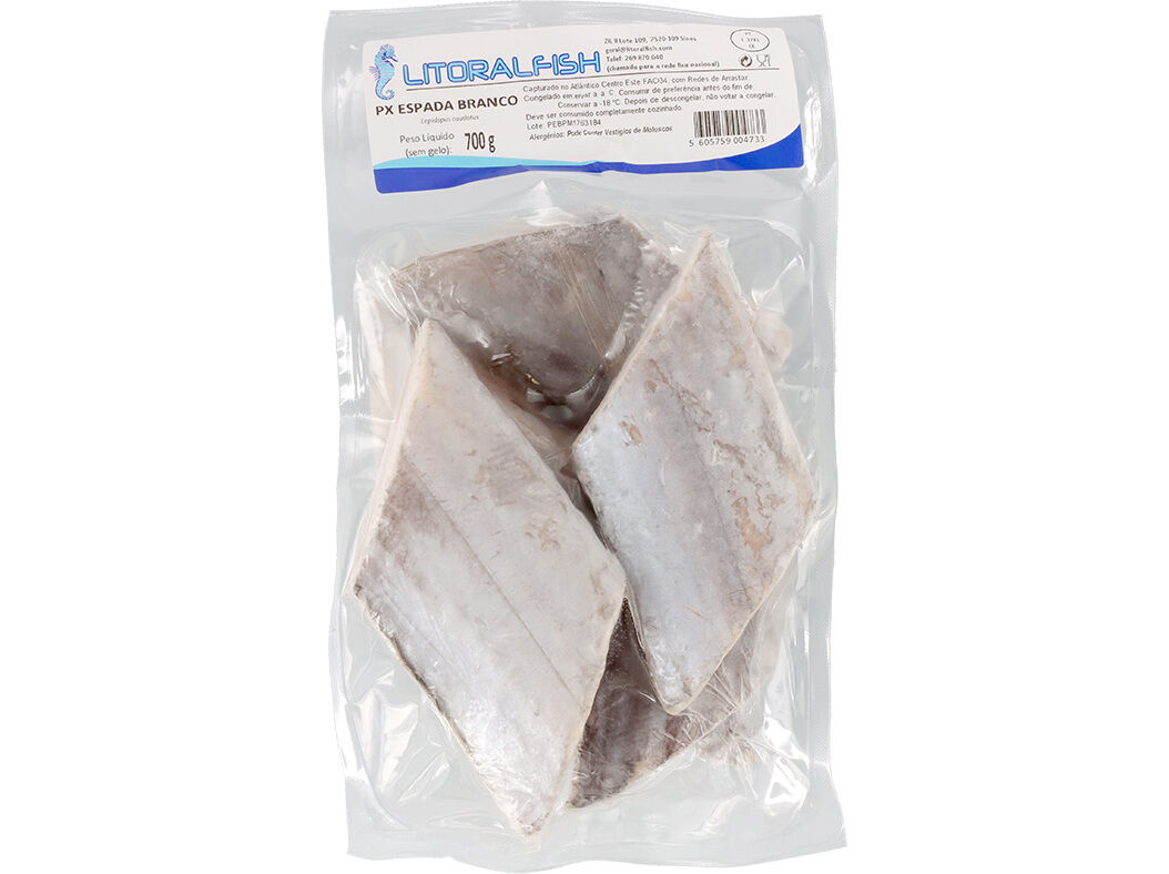 PEIXE ESPADA BRANCO POSTA CONGELADA 700G image number 0
