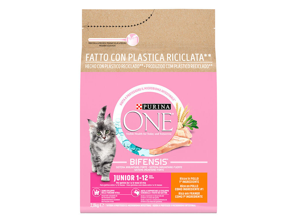 RA&Ccedil;&Atilde;O PARA GATO PURINA ONE JUNIOR 2.8KG image number 1