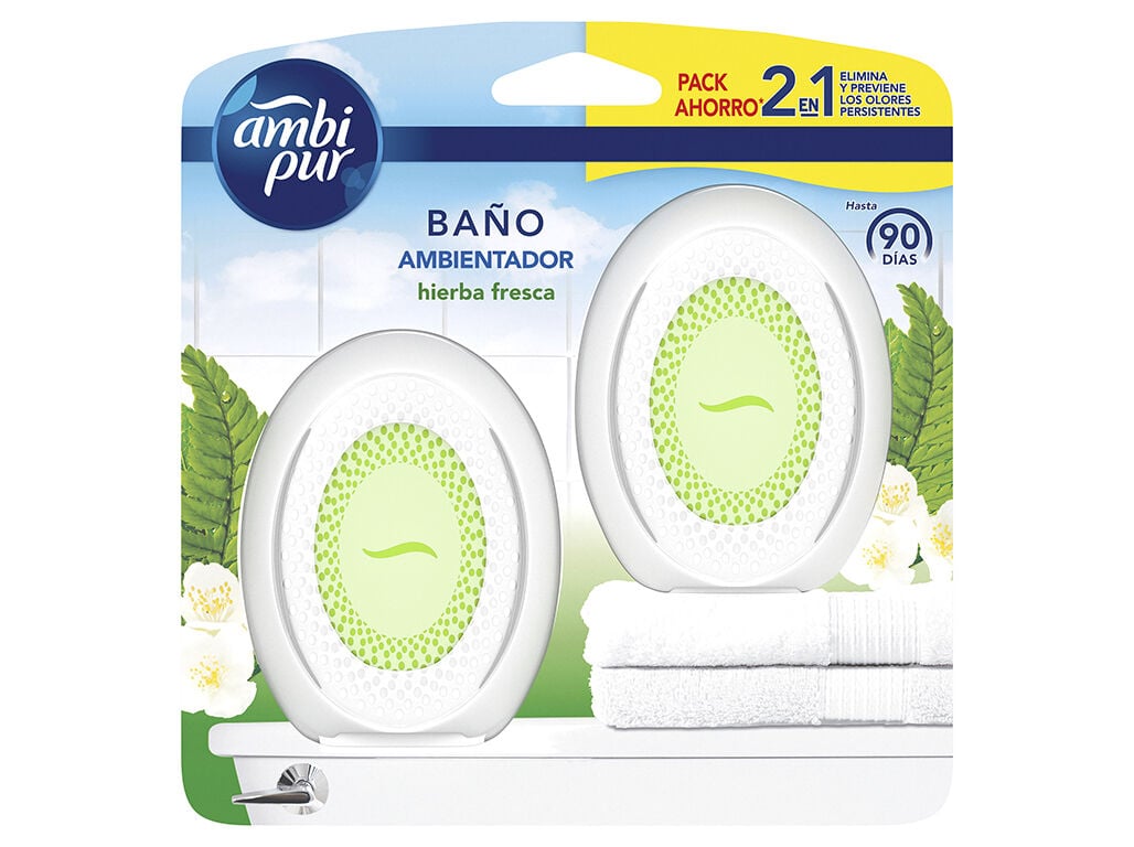 Ambientador Casa Banho Relva Fresca Ambipur 2 un