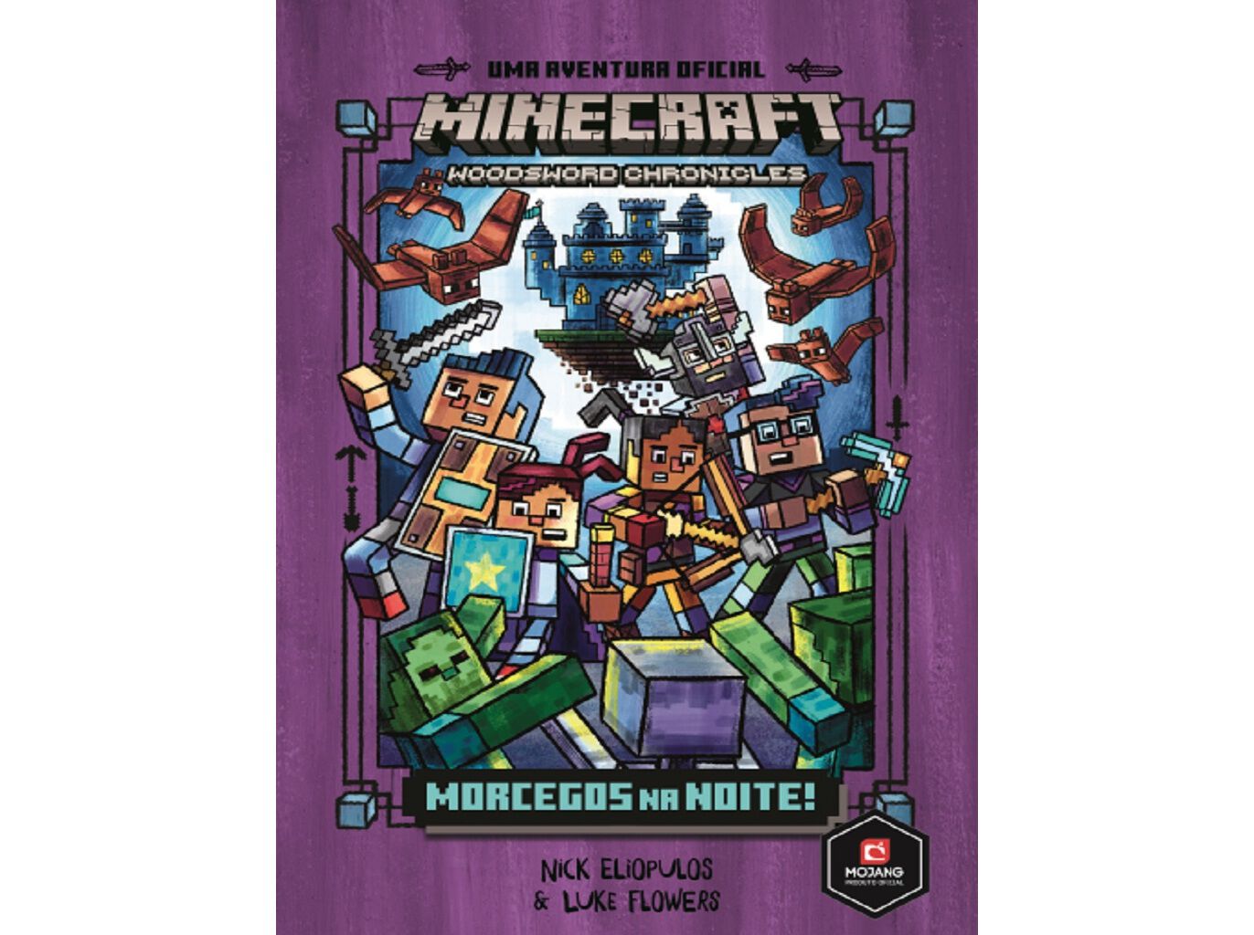 LIVRO MINECRAFT N&ordm;2 MORCEGOS NA NOITE! image number 1