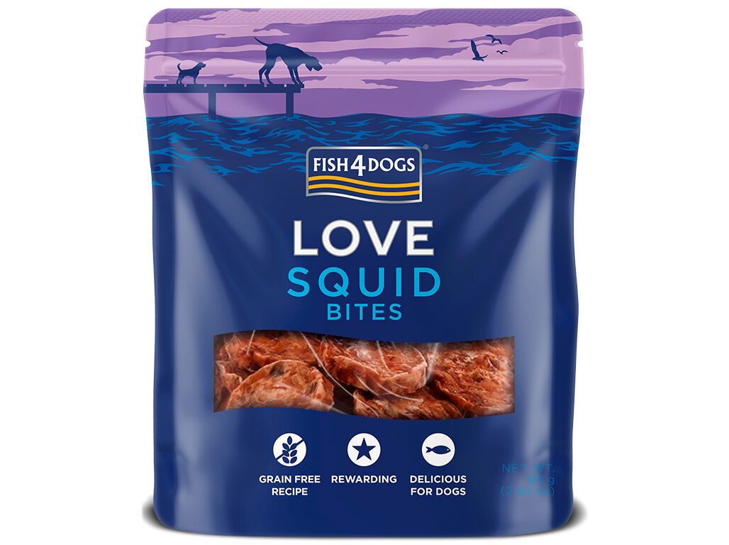 SNACKS PARA C&Atilde;O FISH4DOGS LULA 80G image number 1