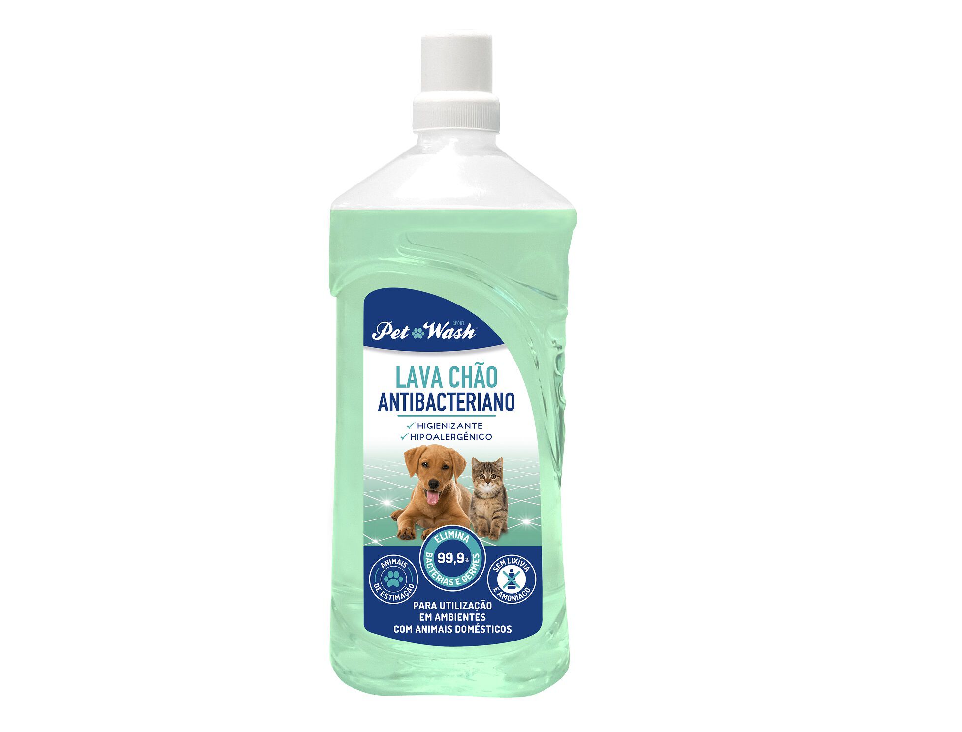 LAVA CH&Atilde;O ANTIBACTERIANO PET WASH P/CASAS COM ANIMAIS 1.5L
