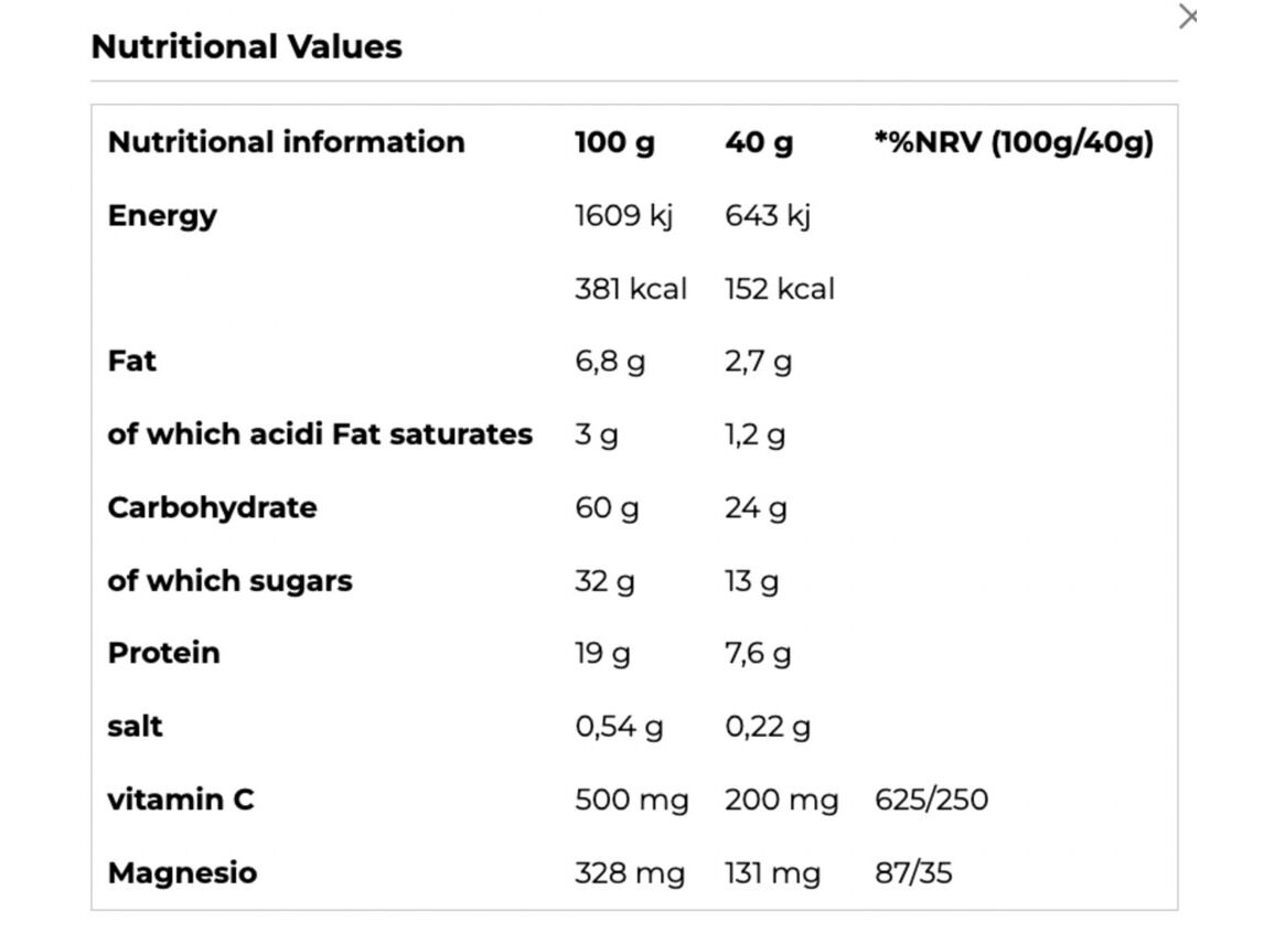 BARRA ENERGIA ENERVIT COOKIE POWER CRUNCHY 40G image number 1