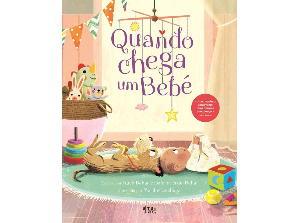 LIVRO QUANDO CHEGA UM BEB&Eacute; DE RUTE BEHAR GABRIEL FRYE-BE image number 0