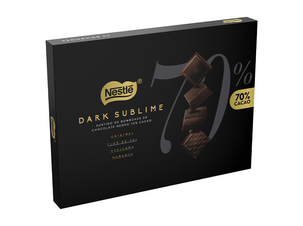 BOMBONS NESTL&Eacute; DARK SUBLIME 145G image number 0