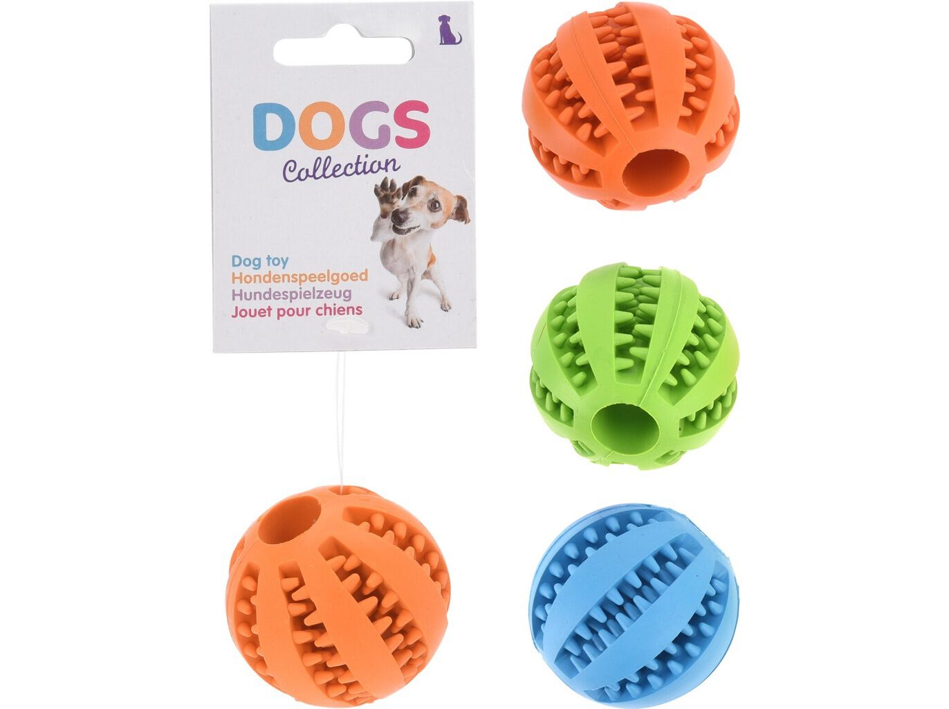 BRINQUEDO PARA C&Atilde;O DOGS COLLECTION &Oslash;5CM CORES SORTIDAS image number 1