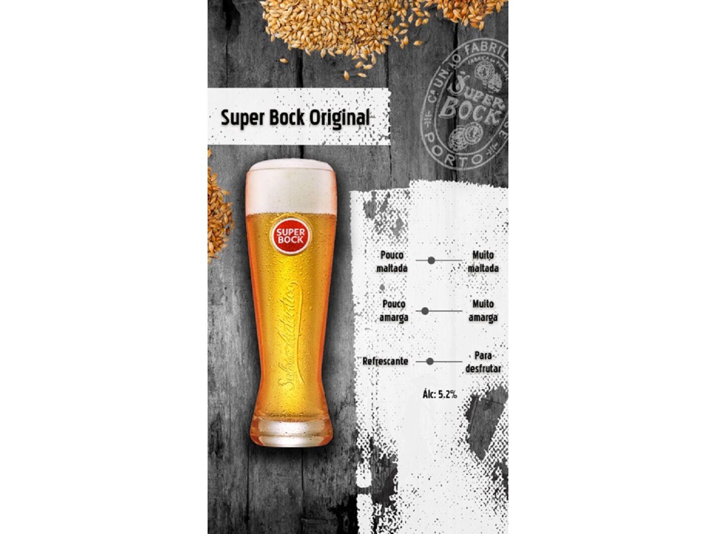 CERVEJA SUPER BOCK LATA 24X0.33L image number 1