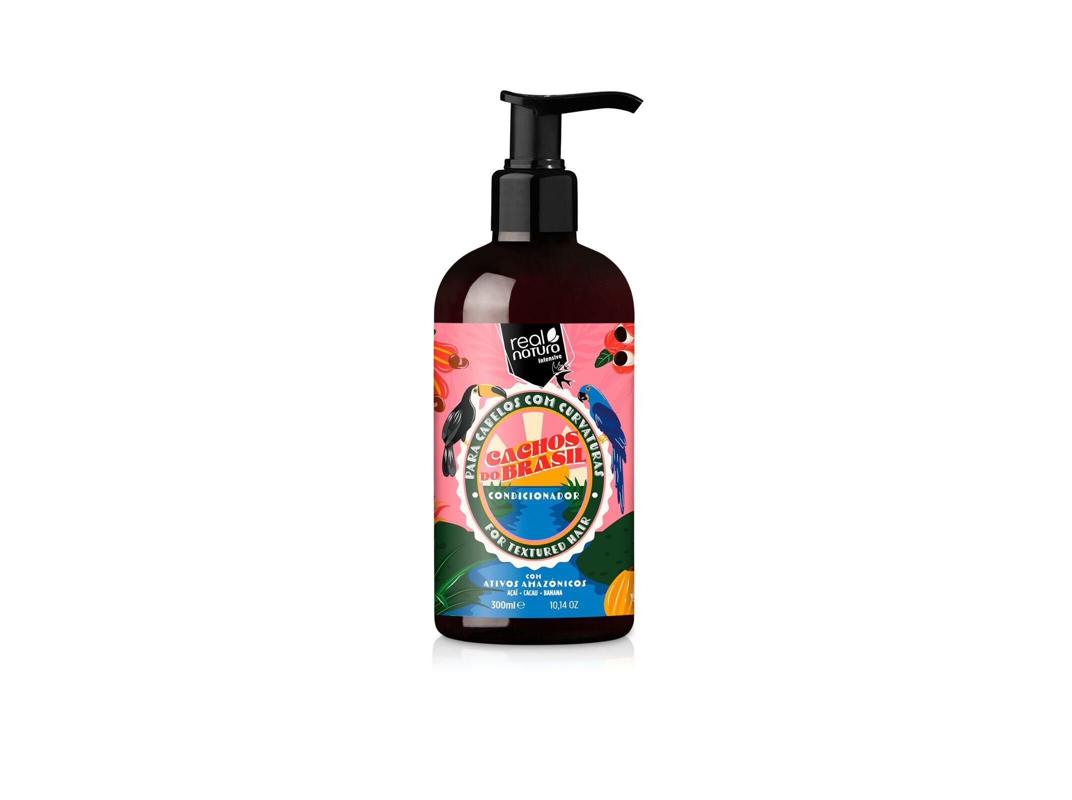 CONDICIONADOR REAL NATURA S/ SAL CACHOS DO BRASIL 300ML image number 0