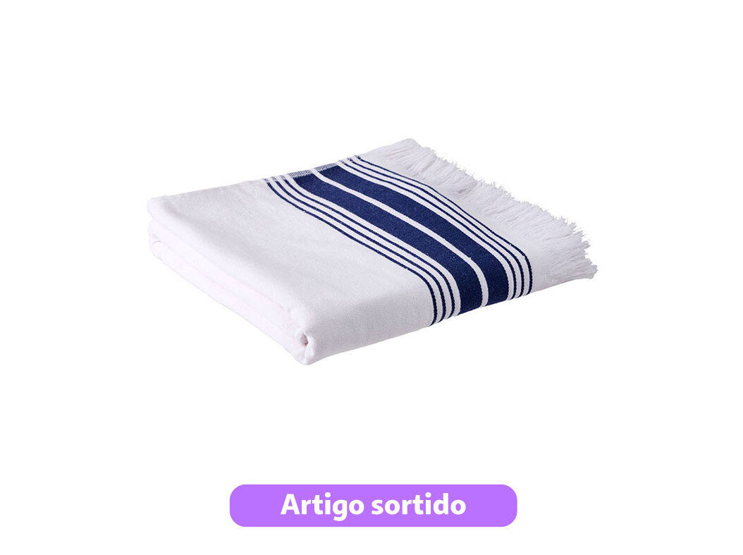 TOALHA PRAIA CORFOU ACTUEL 280G 90X180CM CORES SORTIDAS