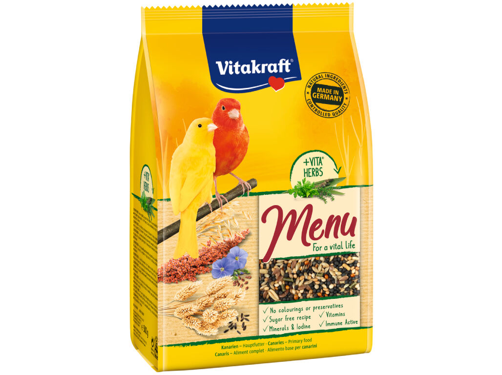 ALIMENTO PARA CAN&Aacute;RIO VITAKRAFT PREMIUM MENU 500G