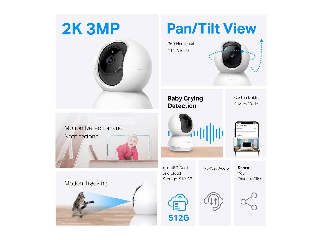 CAMERA TP-LINK TAPO TC71 2K image number 1