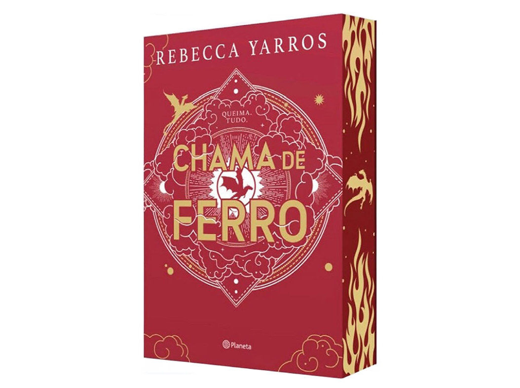 LIVRO CHAMA DE FERRO - NOVA CAPA COM SPRAYED EDGES DE REBECCA YARROS image number 0