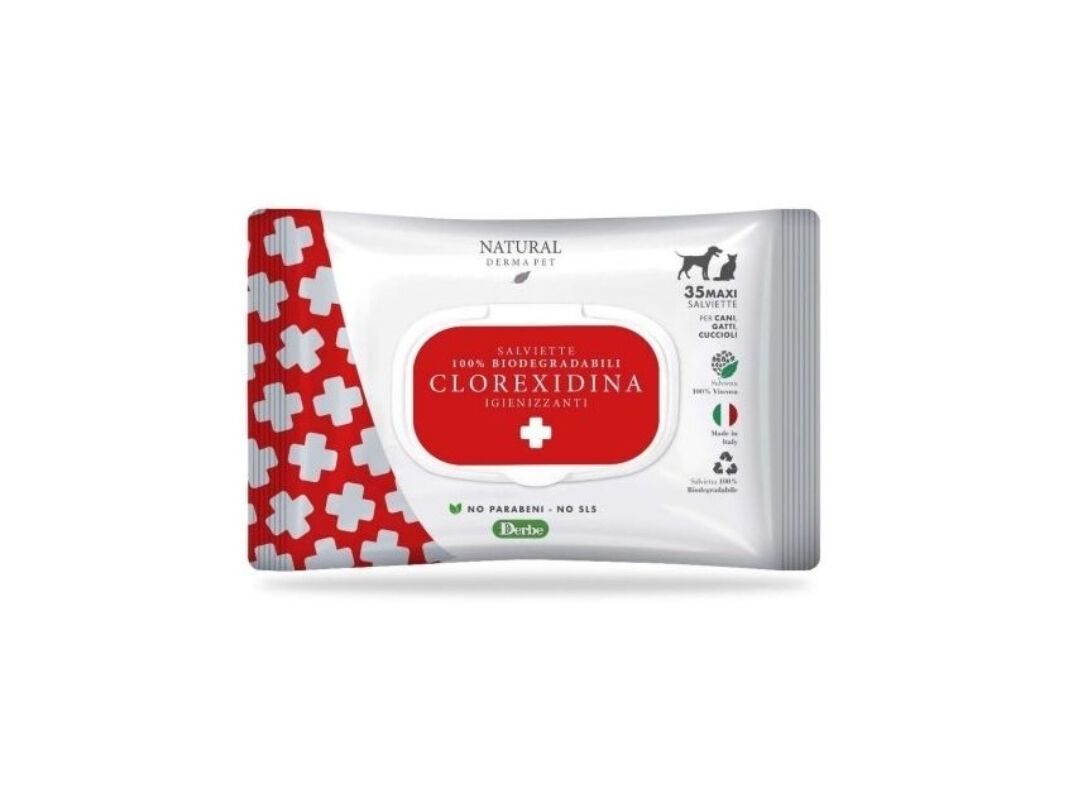 TOALHITAS C&Atilde;O E GATO DERBE CLOREXIDINA 35 UNIDADES