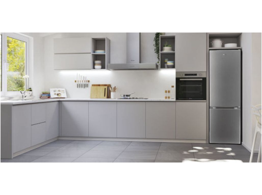 FRIGOR&Iacute;FICO COMBINADO CANDY CHCS 514EX EST&Aacute;TICO E 207L INOX image number 2