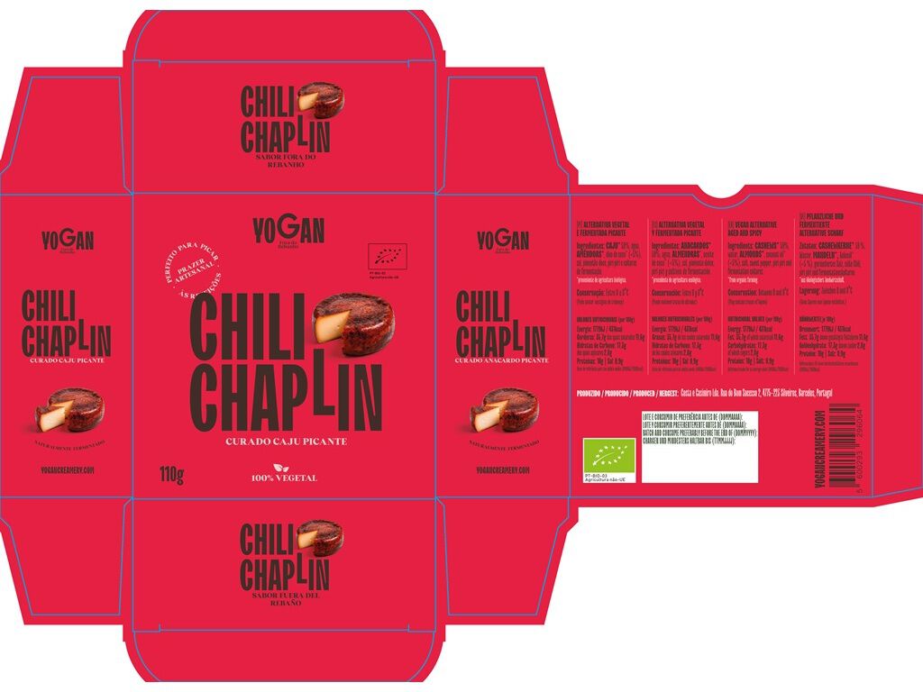 CURADO PICANTE YOGAN BIO VEGAN 110 G image number 1
