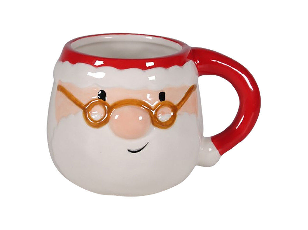 CANECA PORCELANA ACTUEL CARA PAI NATAL 38CL