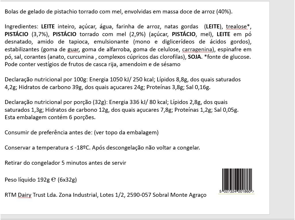 GELADO MOCHI LITTLE MOONS PISTACIO 192G (6UN) image number 1