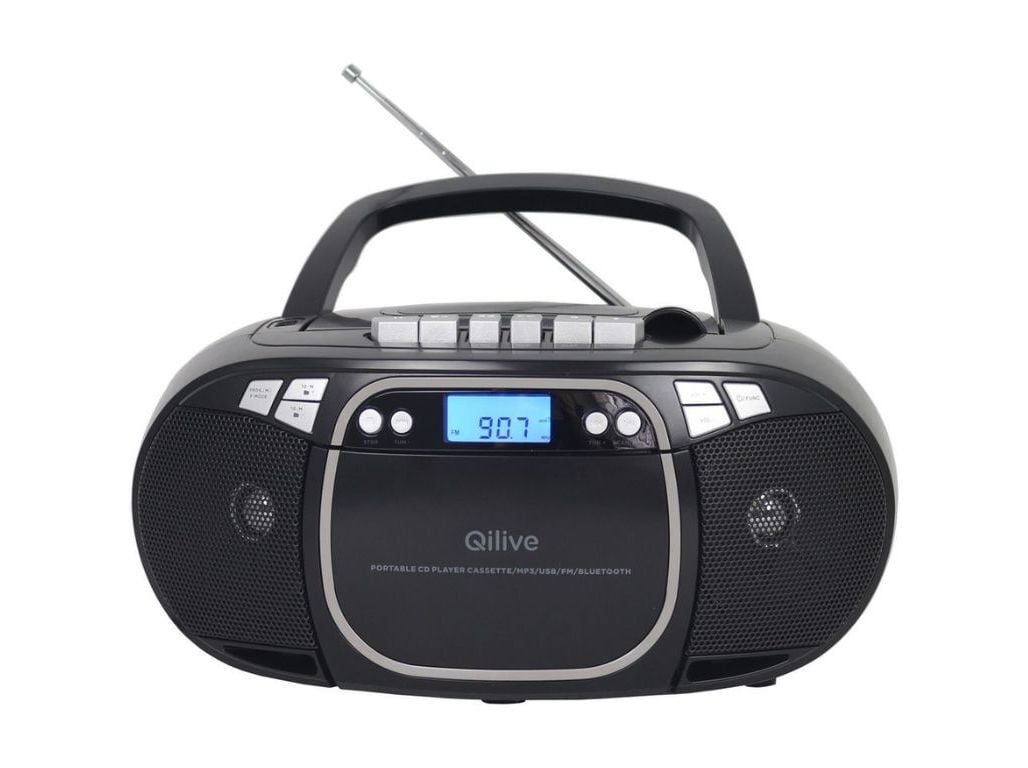 R&Aacute;DIO PORT&Aacute;TIL QILIVE Q1284 (CD/CASSETE/USB/FM/BLUETOOTH) image number 0