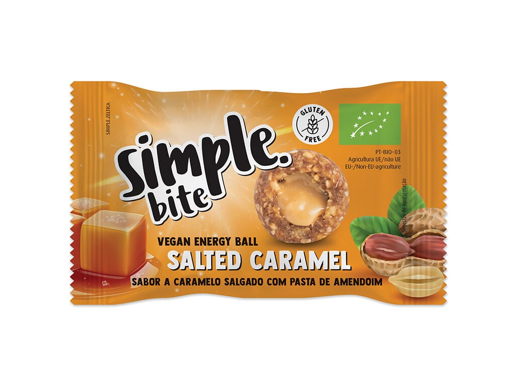 BOLA ENERG&Eacute;TICA SIMPLE SALTED CARAMEL 30 G image number 0