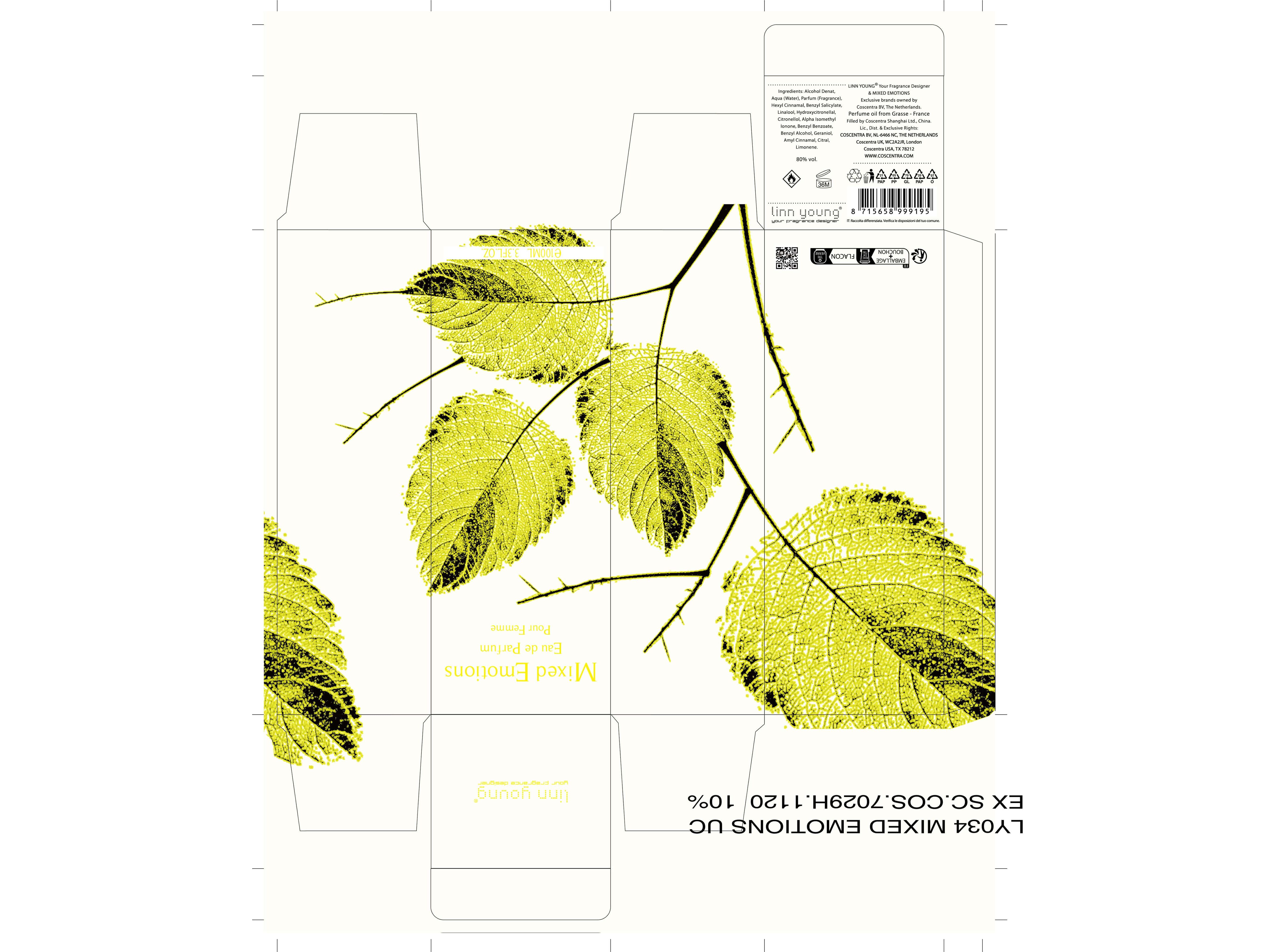 EAU DE PARFUM LINN YOUNG MIXED EMOTIONS WOMEN 100 ML image number 1