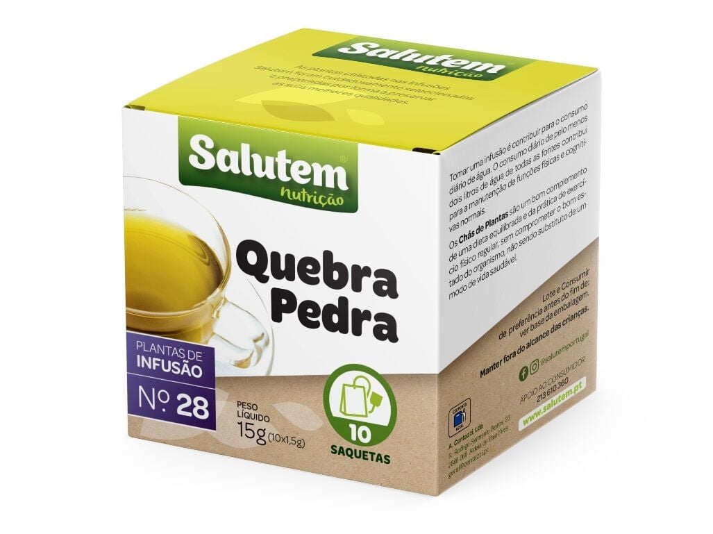 CH&Aacute; SALUTEM INFUS&Atilde;O N&ordm;28 QUEBRA-PEDRA 10 SAQUETAS image number 0