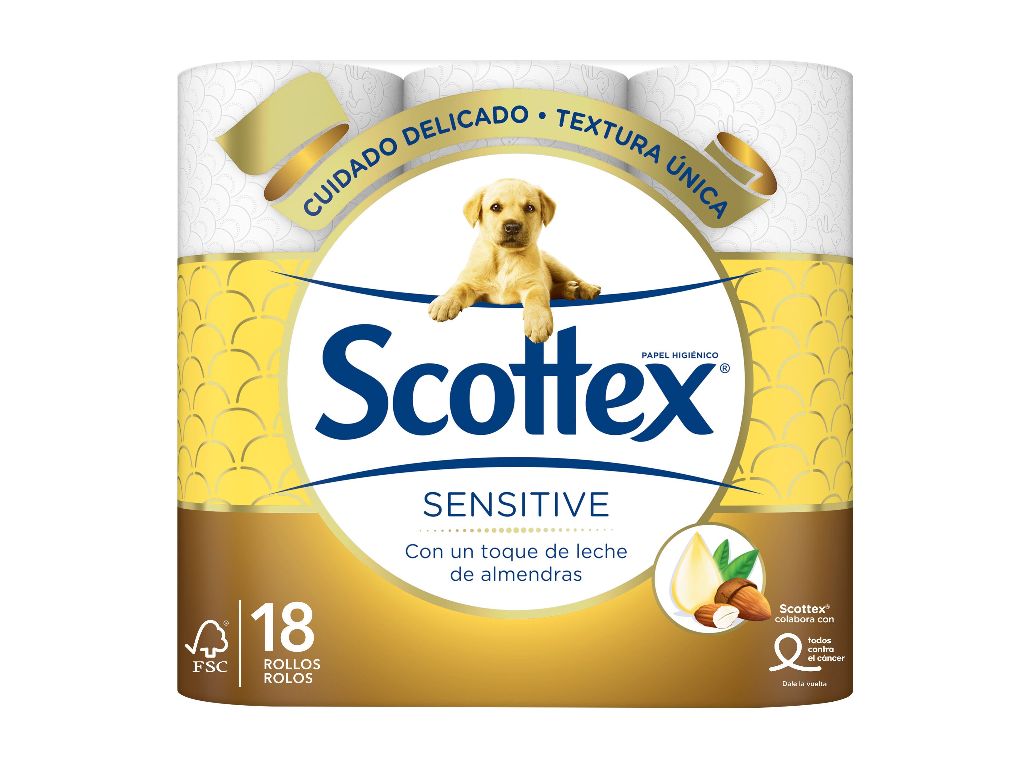 PAPEL HIGIENICO SCOTTEX SENSITIVE 18R image number 0