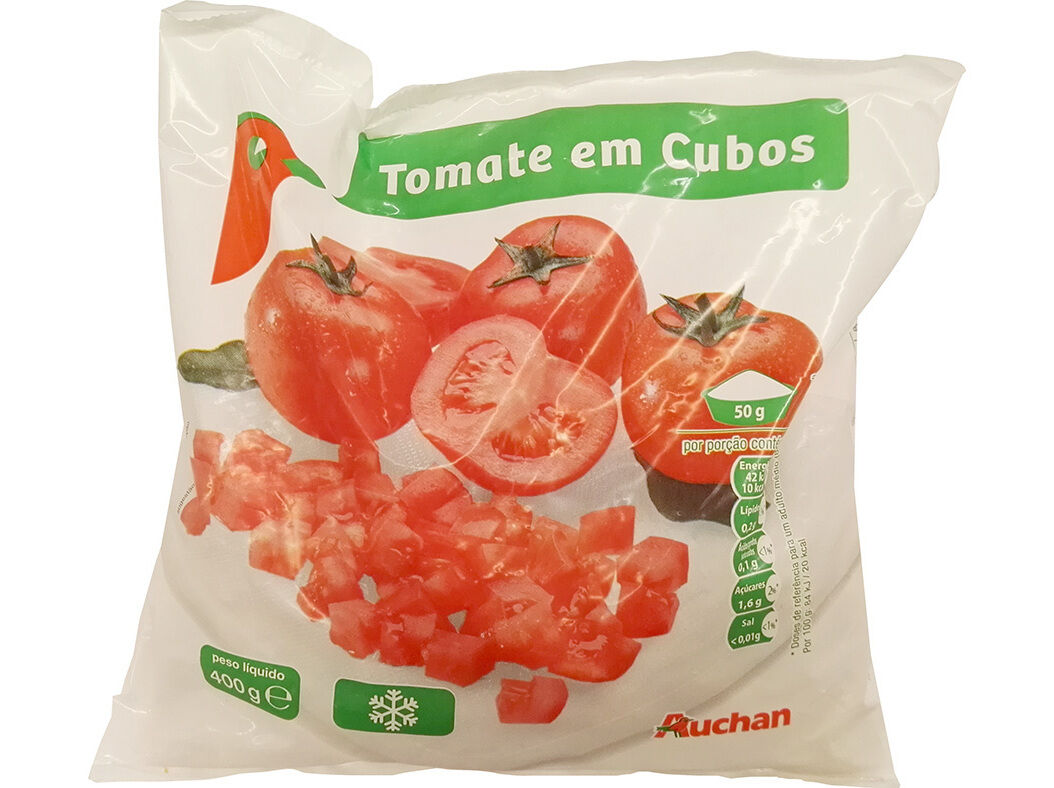 TOMATE AUCHAN CUBOS 400G