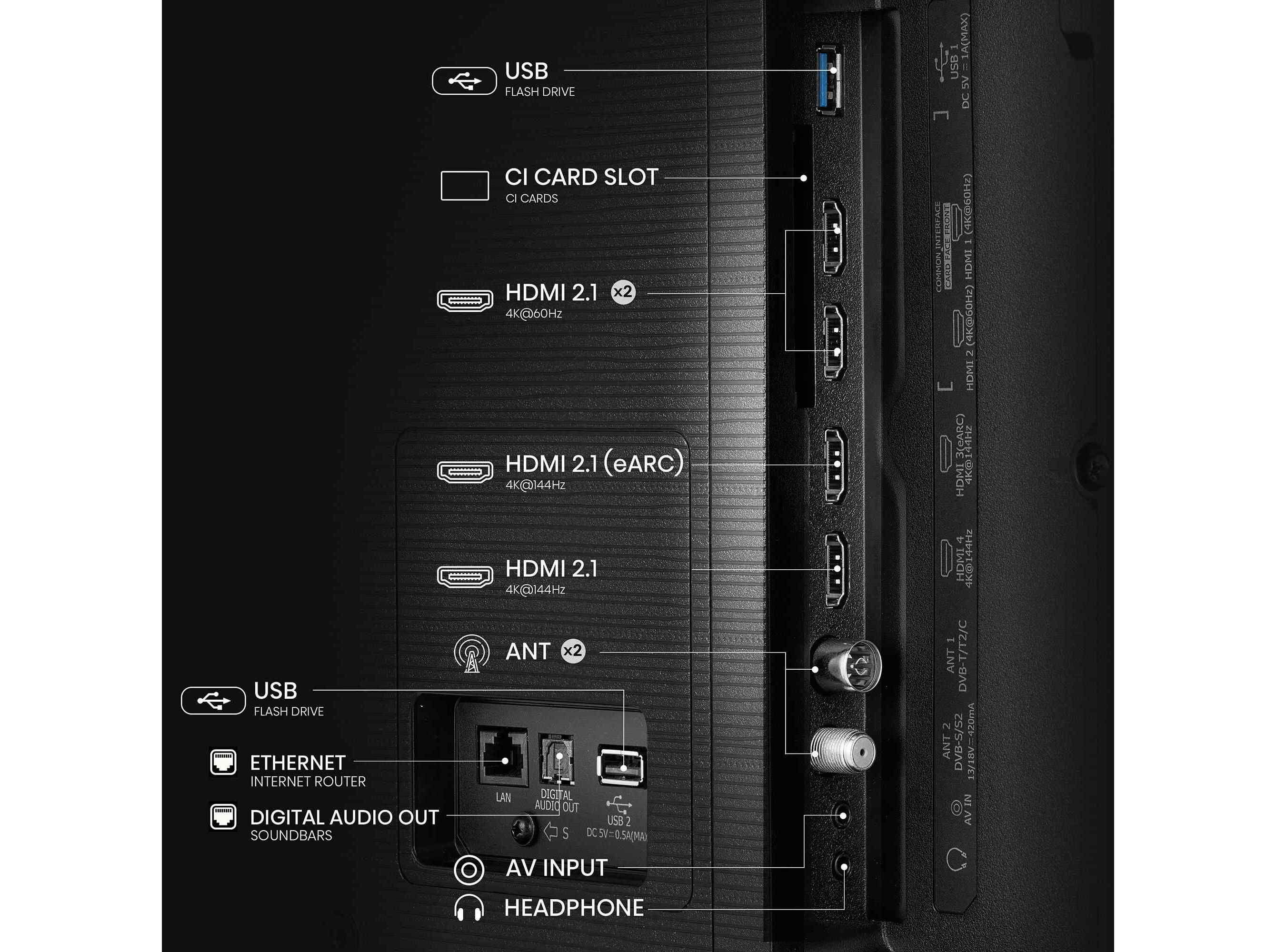 TV QLED HISENSE 98E7Q 98" 4K SMART image number 10