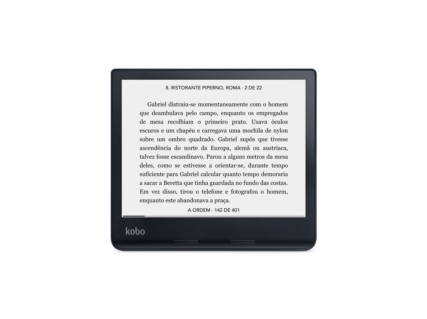 E-BOOK KOBO KOBO SAGE PRETO 8" image number 2