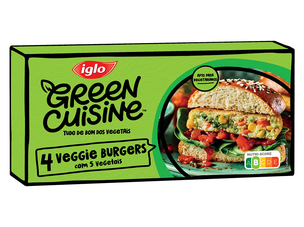 HAMBURGUERS GREEN CUISINE 4 VEGETAIS 454G