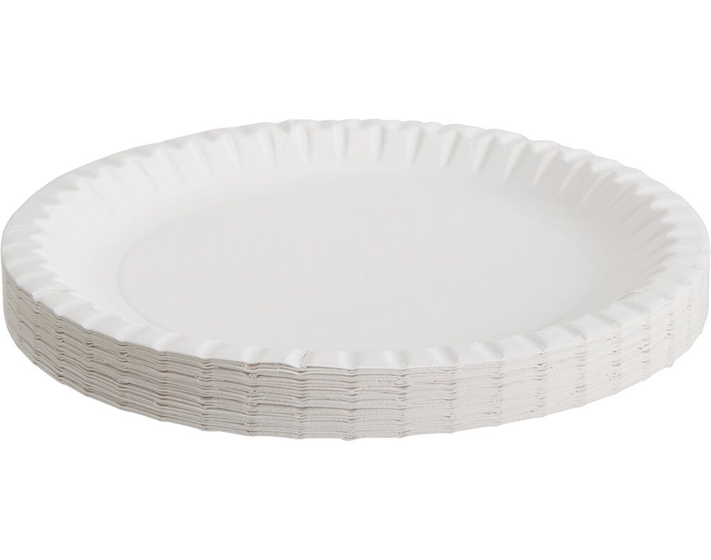 PRATO ACTUEL CART&Atilde;O BIODEGRAD&Aacute;VEL 22CM PACK 50 UNIDADES image number 0