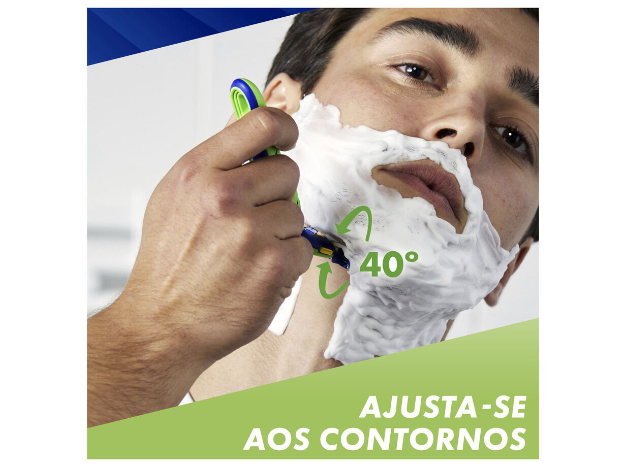 L&Acirc;MINAS DESCART&Aacute;VEIS GILLETTE SENSOR3 PLUS SENSITIVE 3+2UN image number 5