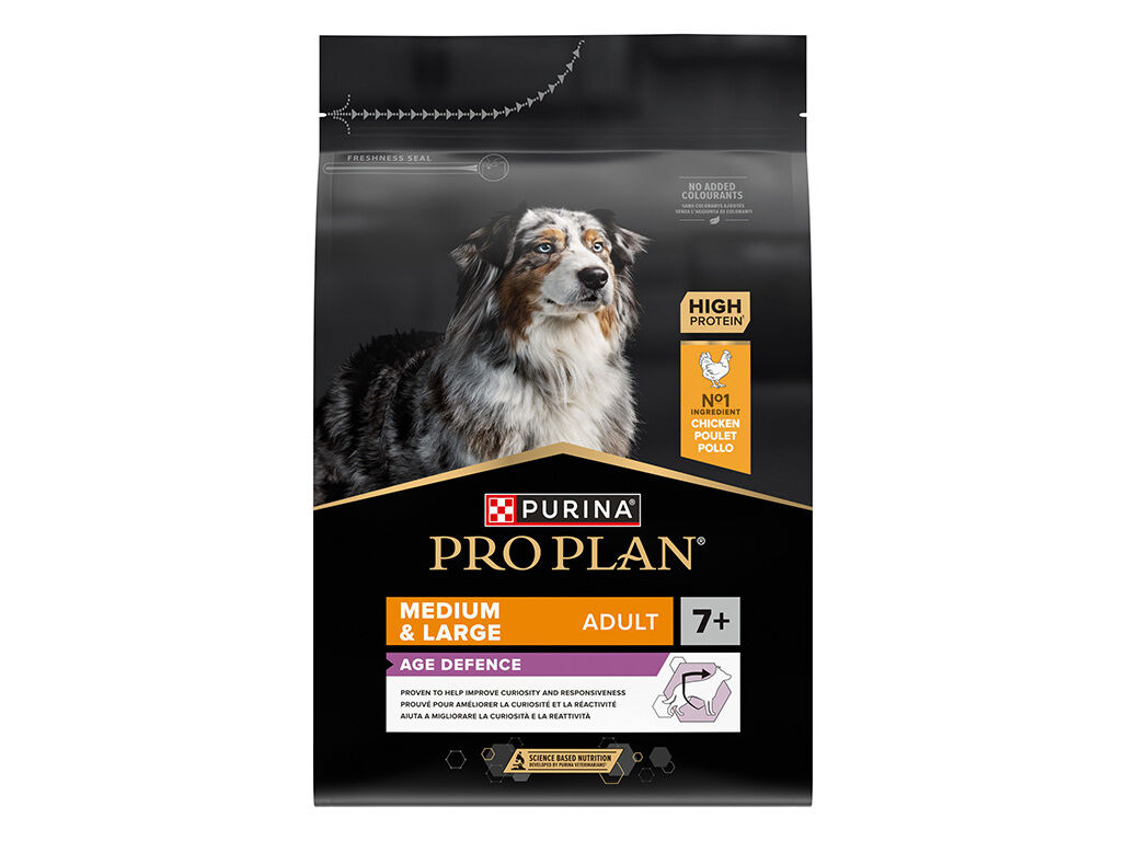 RA&Atilde;&Atilde;O C&Atilde;O PRO PLAN MEDIUM&LARGE 7+ FRANGO 3KG* image number 1