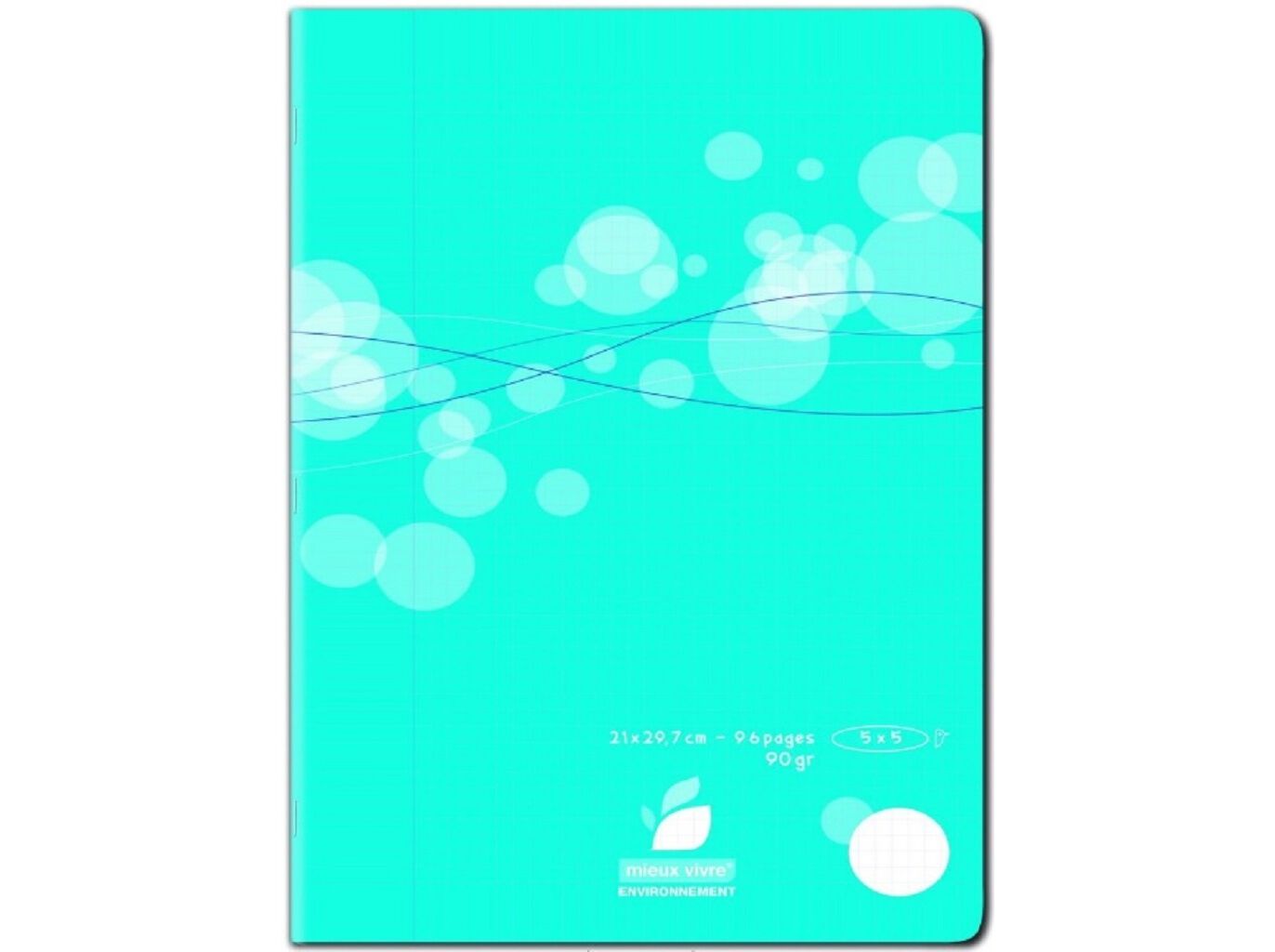 CADERNO AGRAFADO PAUTADO A4 AUCHAN 80 FOLHAS CORES SORTIDAS image number 1