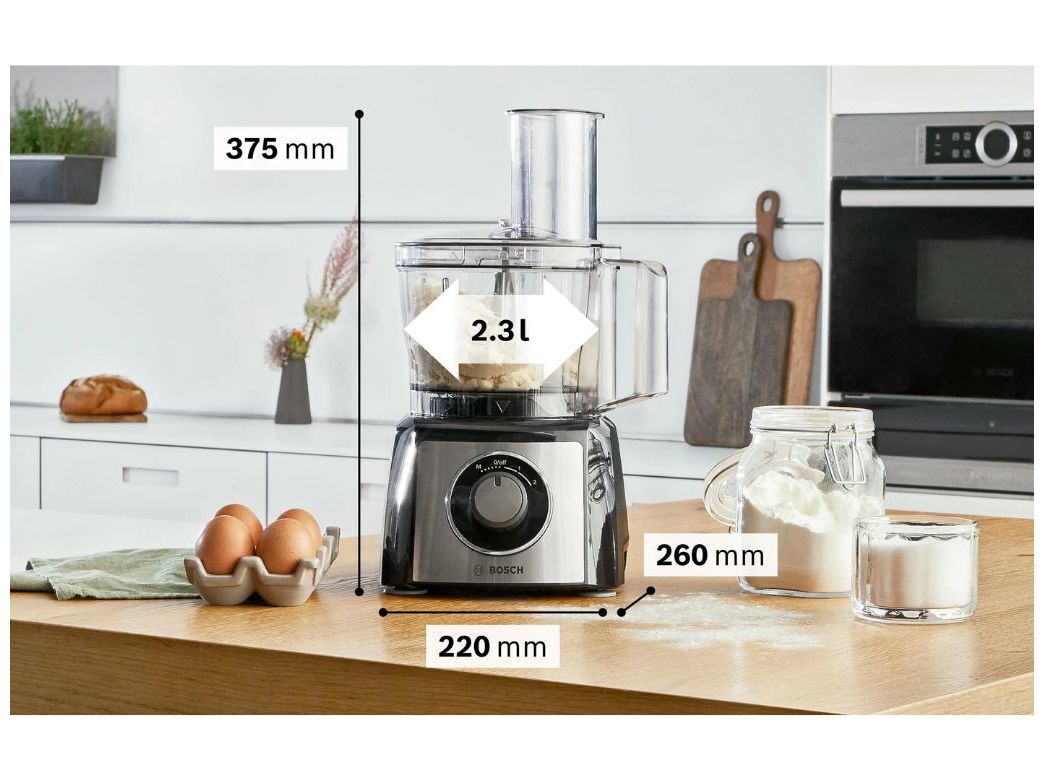 PROCESSADOR DE ALIMENTOS BOSCH MULTITALENT 3 PLUS MCM3PM386 900 W 2.3 L image number 6