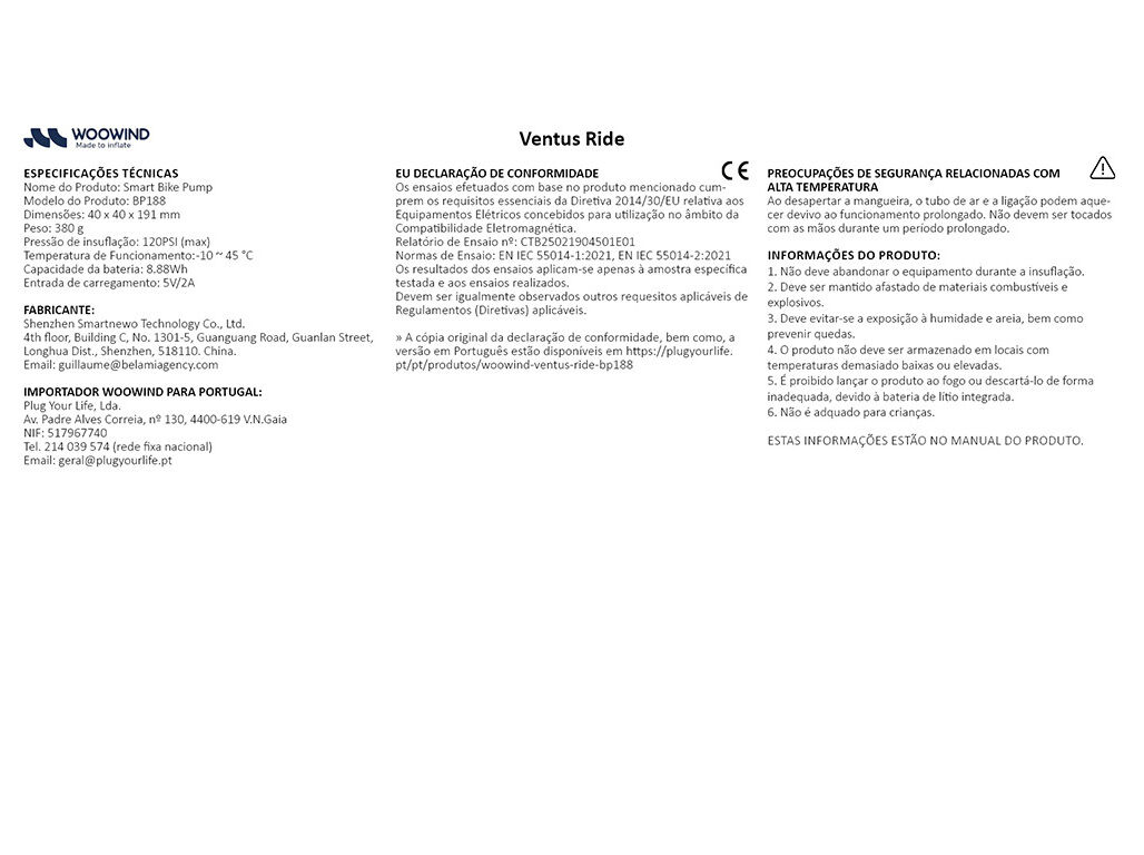 COMPRESSOR WOOWIND VENTUS RIDE image number 5