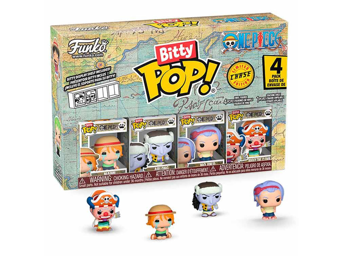 FIGURA FUNKO BITTY POP: ONE PIECE- NAMI 4PK