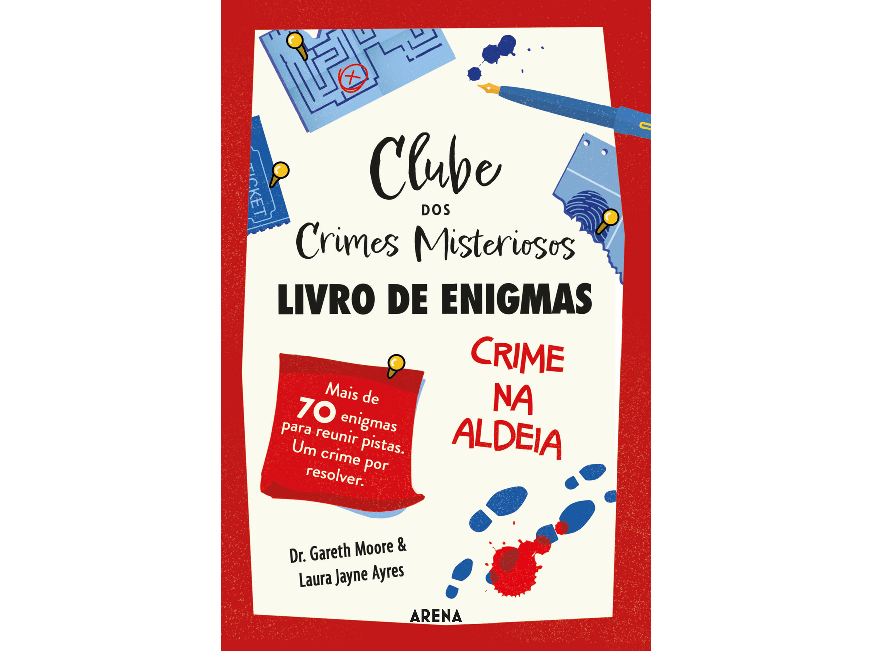 LIVRO CLUBE DOS CRIMES MISTERIOSOS - LIVRO DE ENIGMAS image number 0