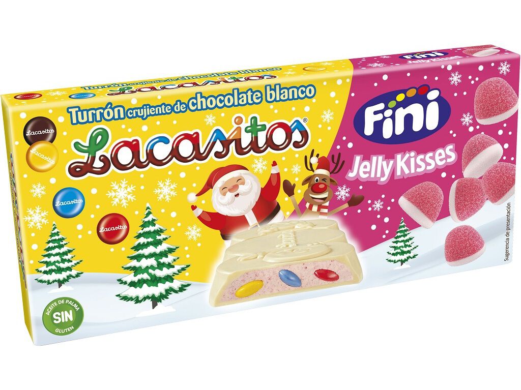 TABLETE CHOCOLATE LACASITOS JELLY KISSIS FINI 215G