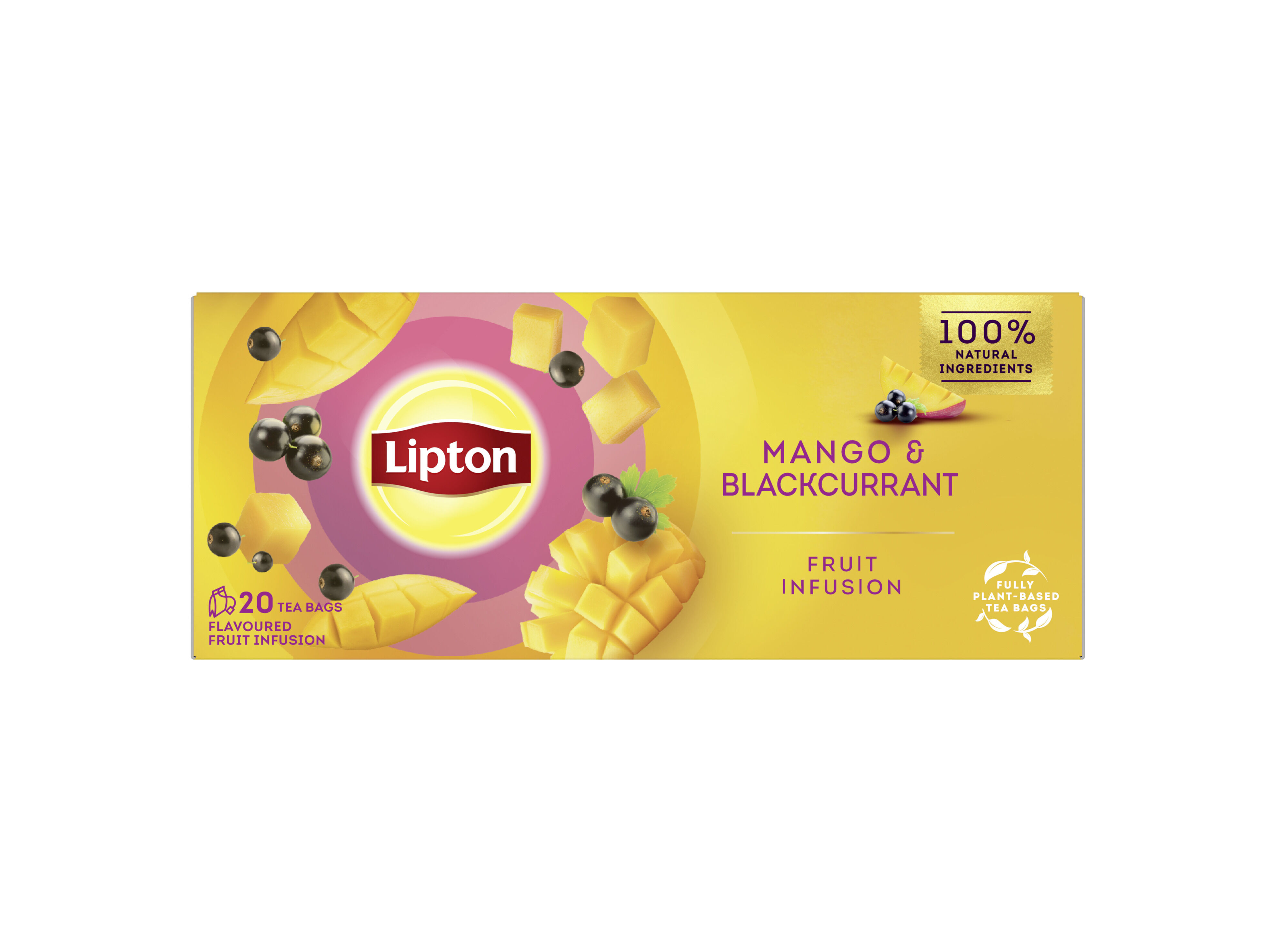 INFUS&Atilde;O LIPTON MANGA E GROSELHA PRETA 20 SAQ image number 1