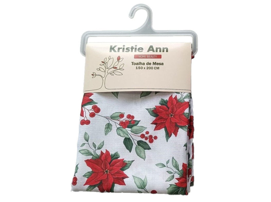 TOALHA MESA JINGLE BELL FLORAL 150X200 CM