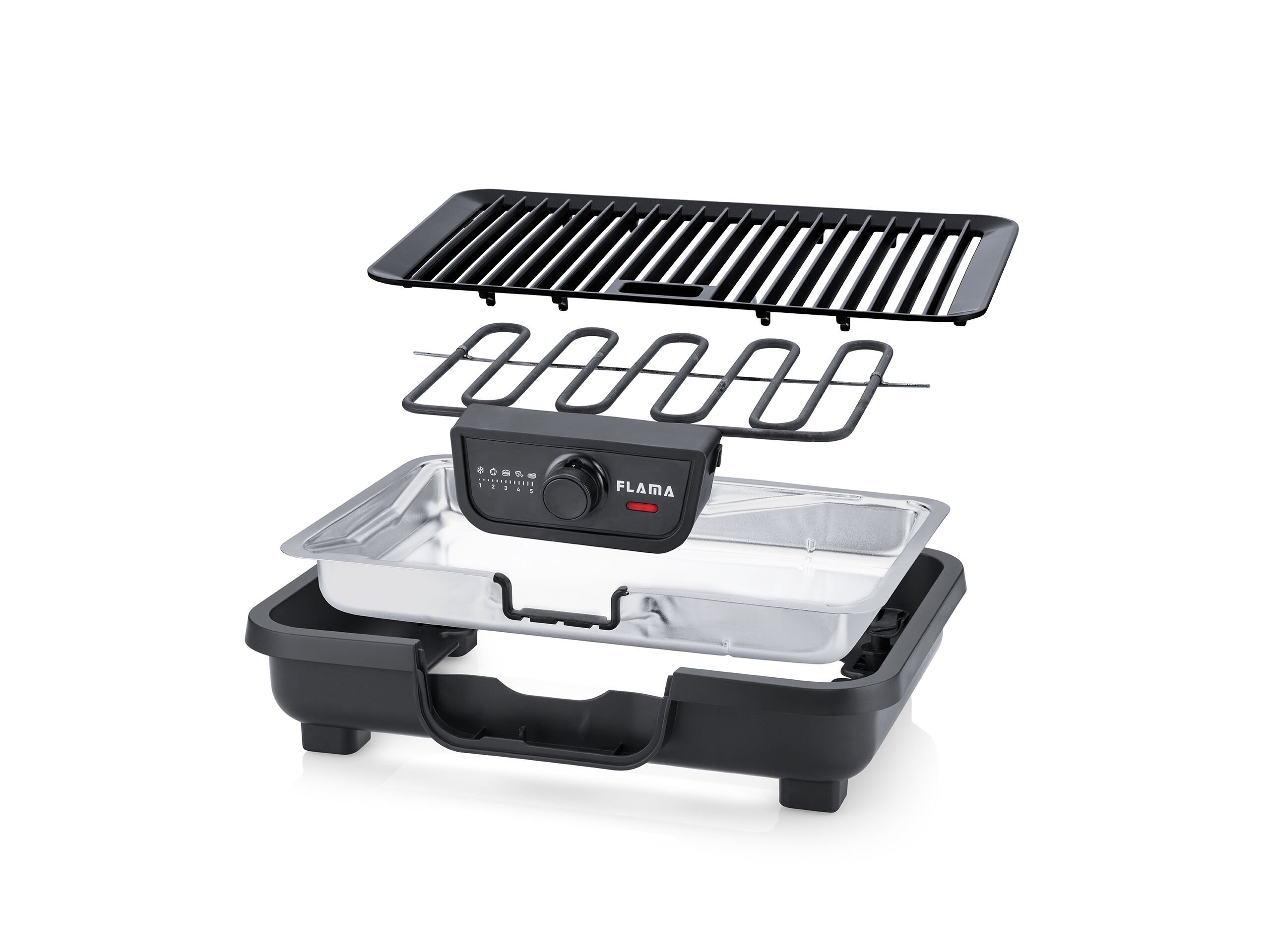GRELHADOR DE CONTACTO FLAMA 4871FL 2200W image number 2
