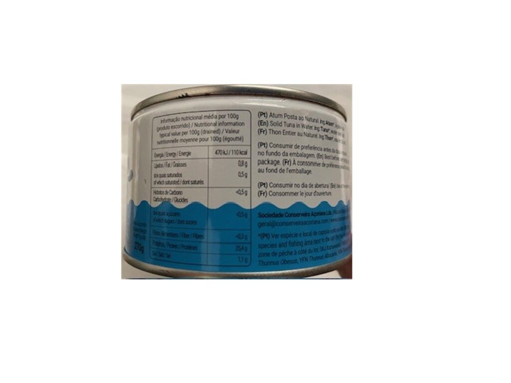 ATUM POSTA SANTA CATARINA AO NATURAL 375G image number 1