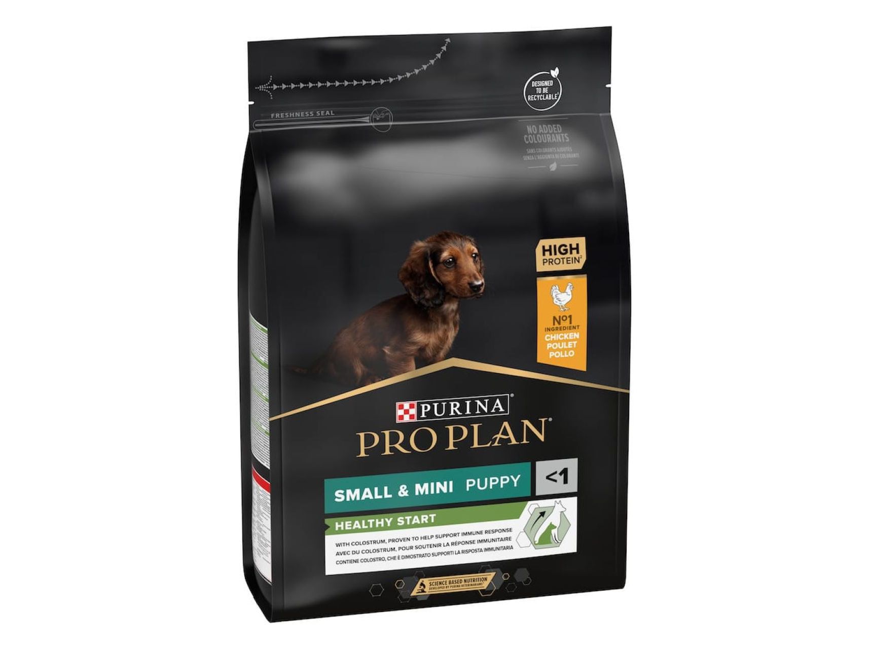 RA&Ccedil;&Atilde;O C&Atilde;O PRO PLAN JUNIOR SMALL&MINI FRANGO 3KG