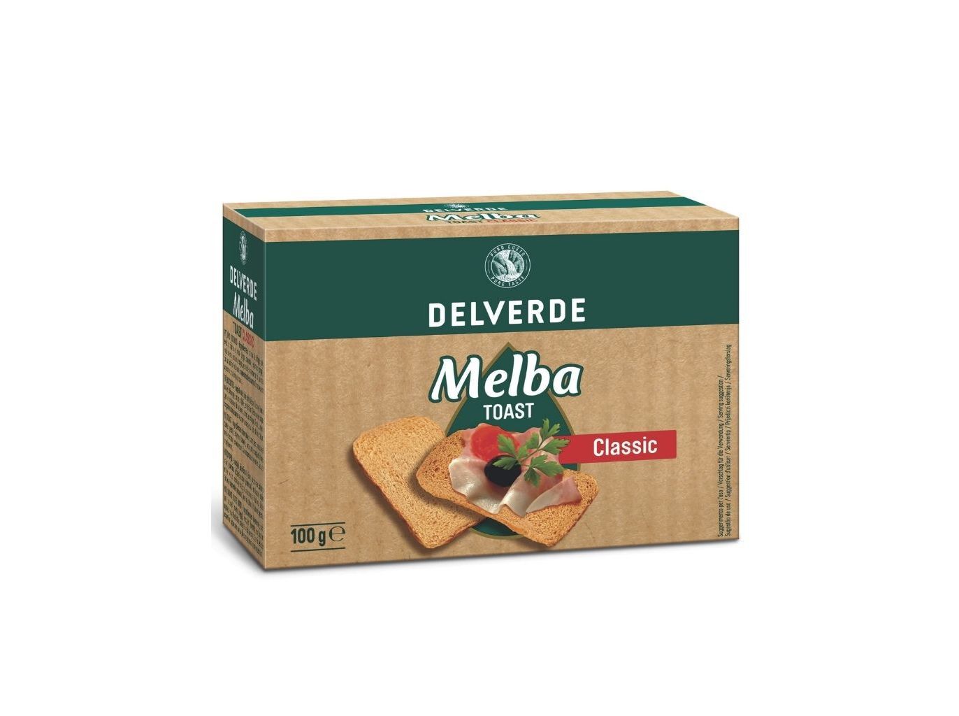 TOSTA DELVERDE MELBA 100G