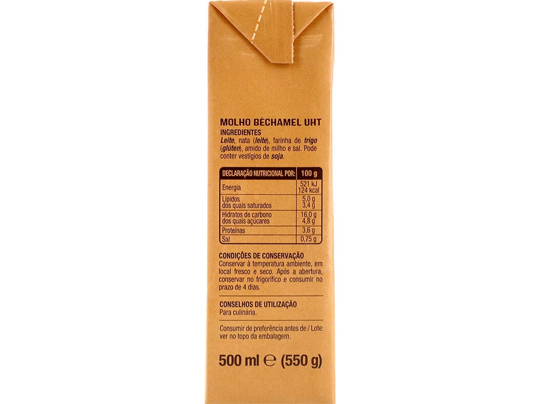 MOLHO AUCHAN B&Eacute;CHAMEL 500ML image number 1