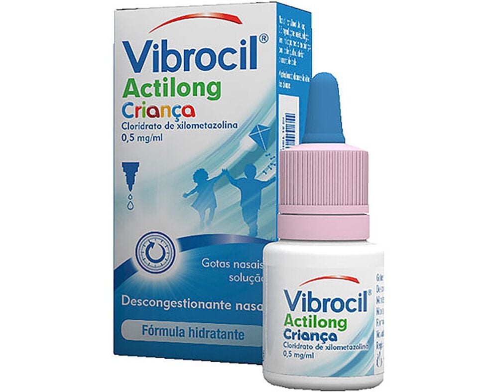 GOTAS VIBROCIL NASAIS ACTILONG CRIAN&Ccedil;A 0.5MG/ML 10ML