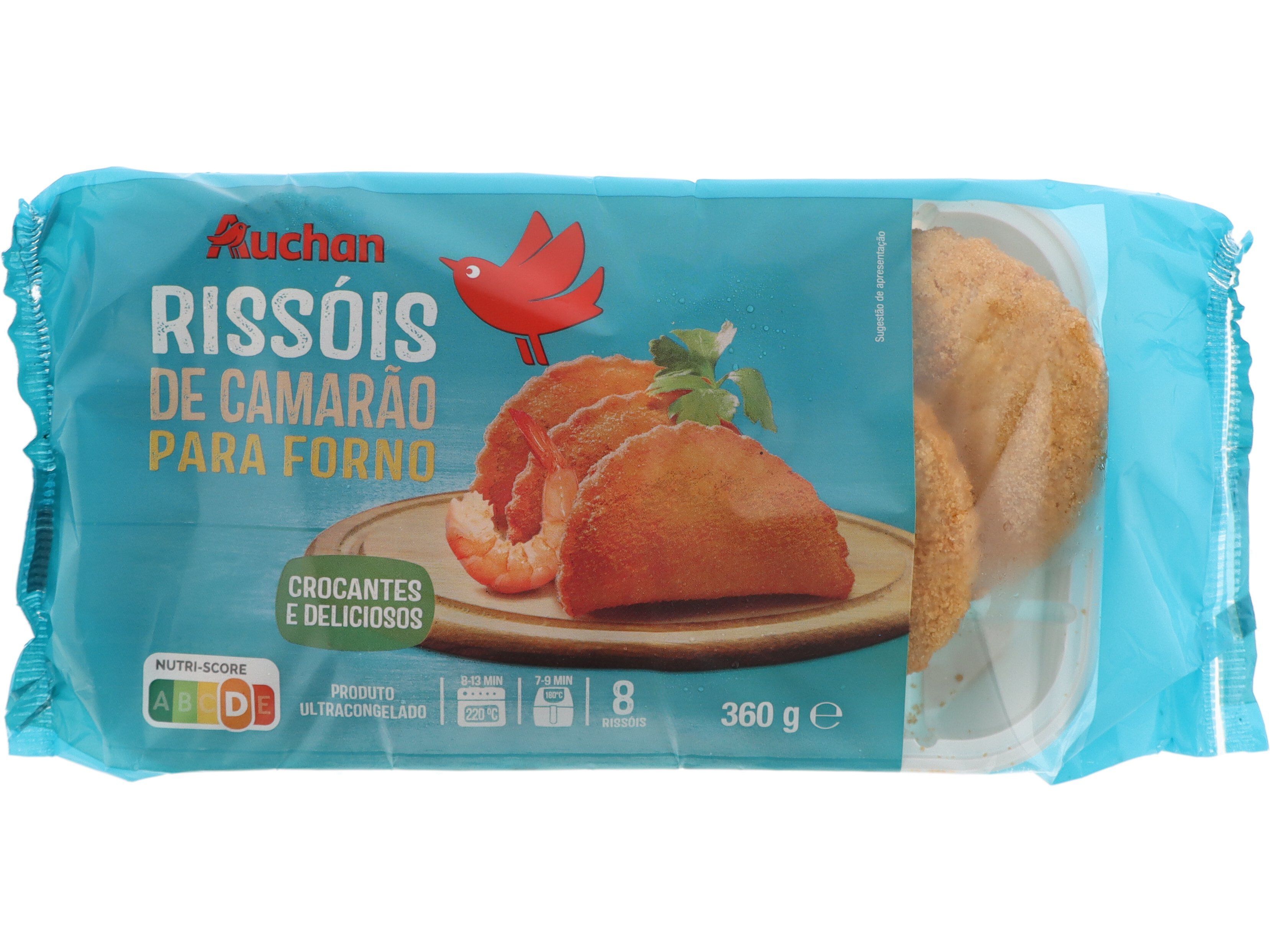 RISS&Oacute;IS DE CAMAR&Atilde;O AUCHAN PARA FORNO E AIR FRYER 8UN 360G